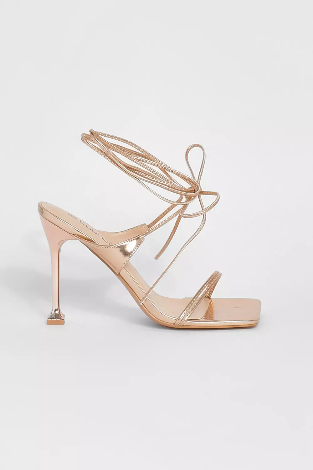 Rose gold hot sale heels boohoo